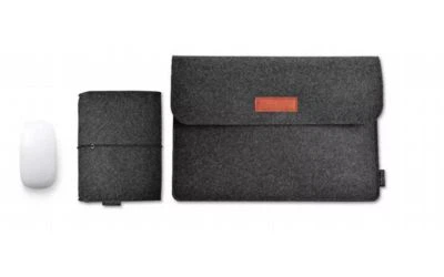 Standard Felt Laptop Sleeve Bag with Mouse Pouch Standard Felt Laptop Sleeve Bag with Mouse Pouch