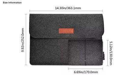 Felt laptop sleeve Felt laptop sleeve