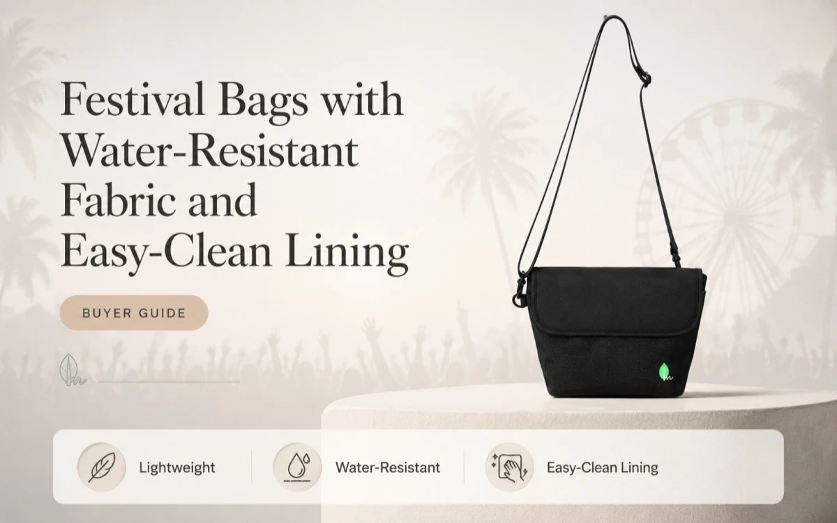 Festival Bags with Water-Resistant Fabric and Easy-Clean Lining [Buyer Guide]